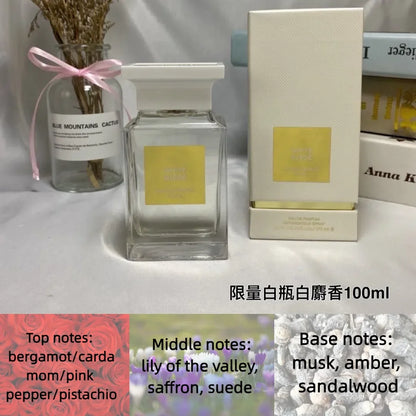 100ml Original Brand Perfume Women's Men's Perfumes Wood Rose Cherry Floral Scent Long Lasting Eau de Parfum Cologne Fragrance