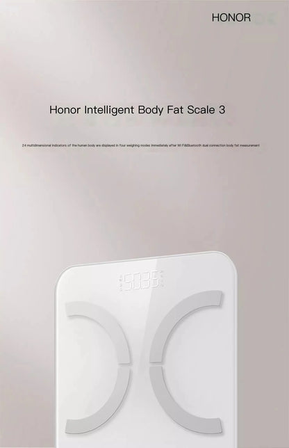 HONOR Intelligent body fat scale 3 electronic scale body fat scale body fat is called household weight loss precision body fat w