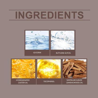 WIYUN Sandalwood Essential Oil Soft Fragrance Soothes Emotions and Creates a Peaceful Atmosphere 30ml