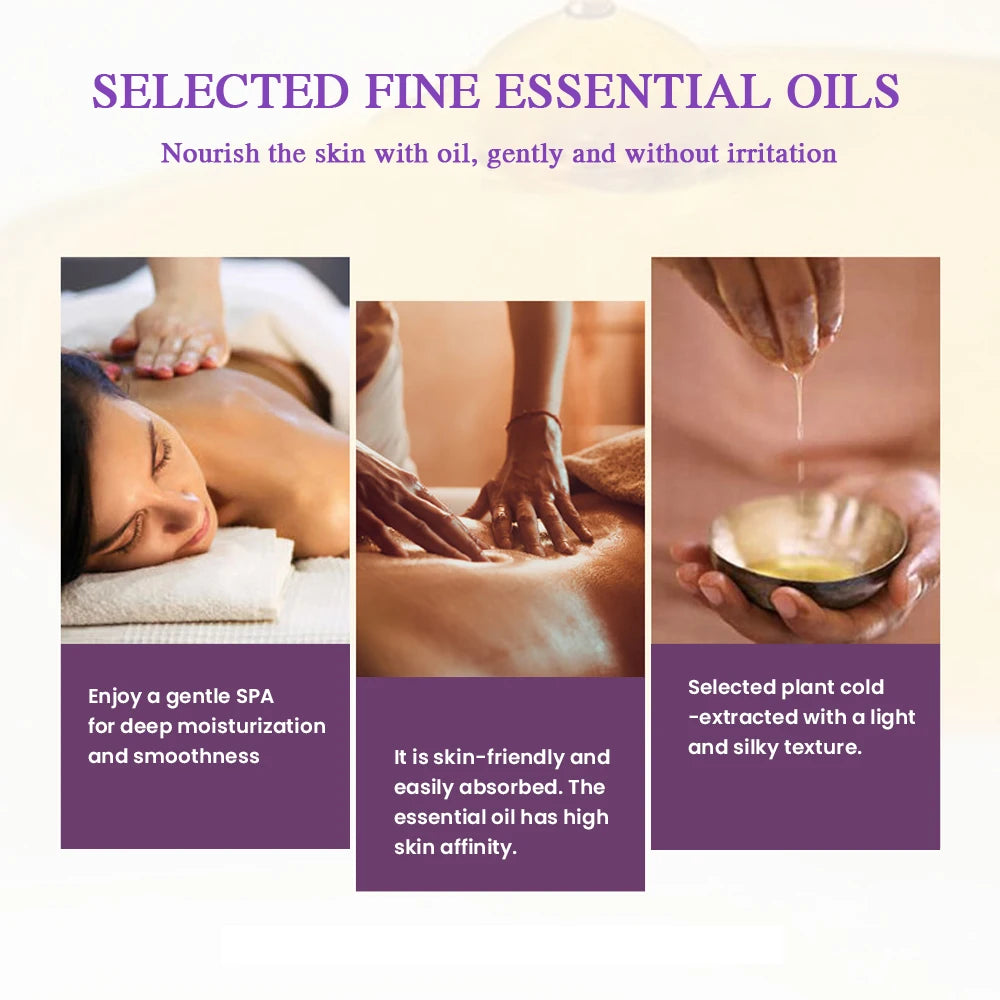 Pure Natural Lavender Essential Oil Facial Body Skin Care Essential Oil Moisturizing Nourishing Massage Plant Essential Oil