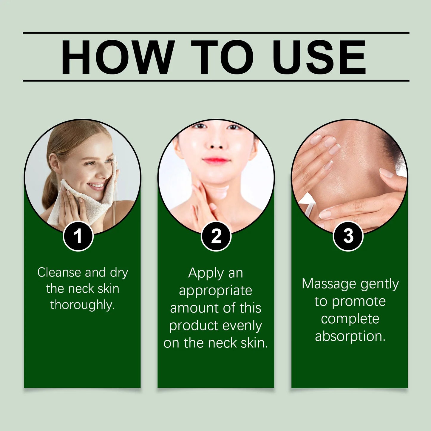 Collagen Neck Cream Anti Aging Reduces Wrinkles Lines Improve Double Chin Sagging Lifts Tightens Brighten Skin Beauty Neck Cream