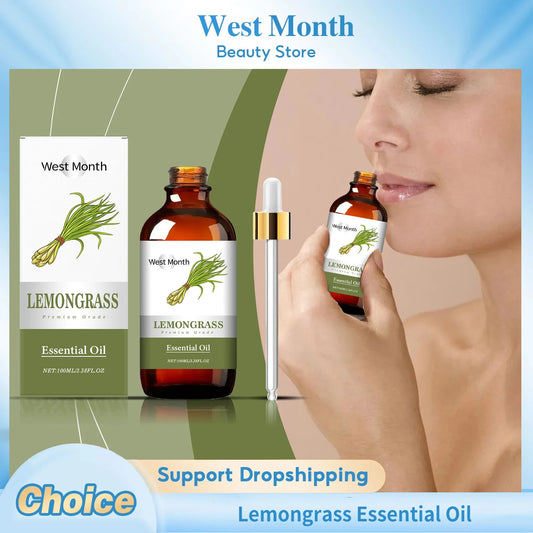 Lemongrass Soothing Essential Oil Moisturizing Brightening Whitening Plant Fragrance Smoothing Refreshing Relaxing Essential Oil