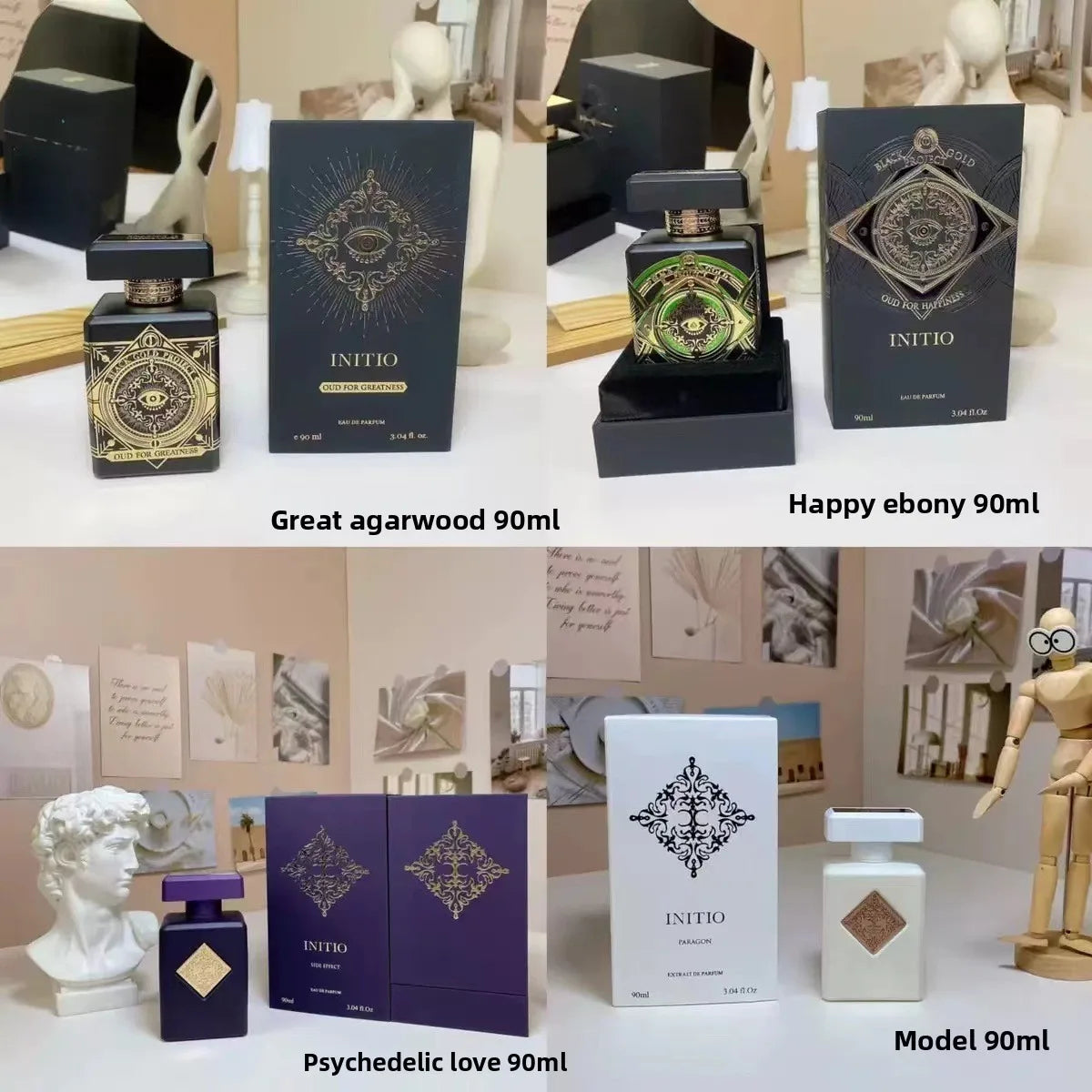90ML Perfume Oud Vanilla Musk Rose for Elegant Rich Unisex Long Lasting Oriental Woody Scent Daily Fragrance Niche Perfumes