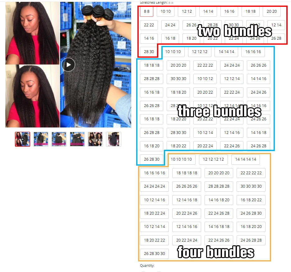 Kinky Straight Bundles Weave Coarse Yaki Straight Weaving Raw Indian Human Hair Bundles With Closure Hair Extensions For Women