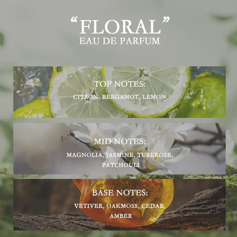 Women's perfume 50ml - charming fragrance, sweet fruity floral scent, exquisite and elegant long-lasting romantic fragrance