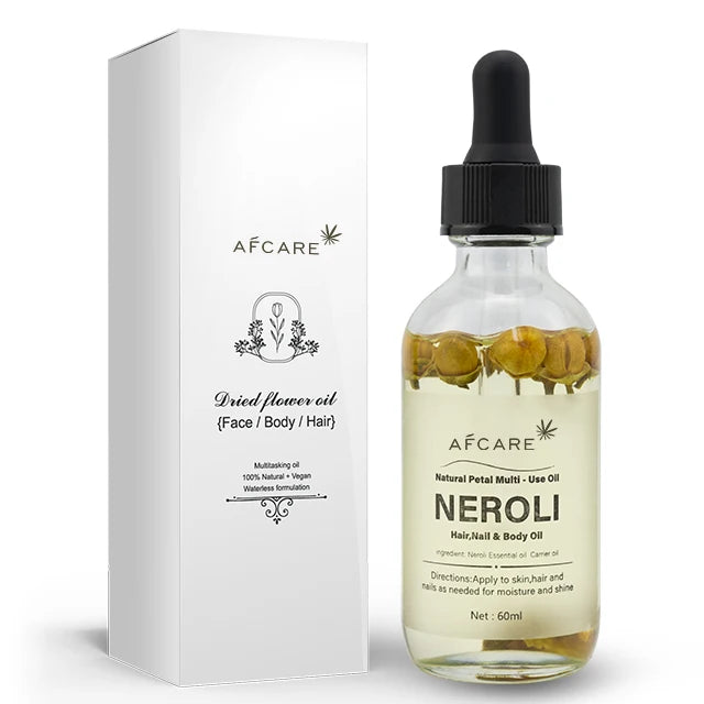 AFCARE Natural Plant Dried Flower Essential Oil 60ml Body Massage Care Essential Oil Diffuser Tea Tree Rosemary Lavender Lily