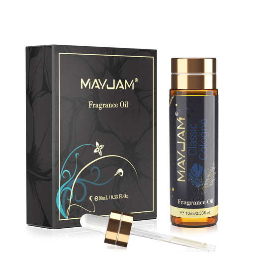 MAYJAM Men's Essential Oil Classic Cologne Sweet Tobacco Bay Rum Forest Pine Bamboo Rain Fragrance Long-lasting Scents