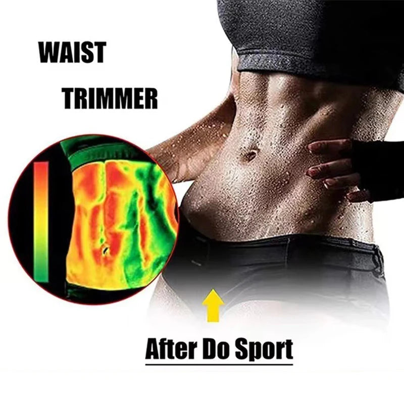 Women Waist Weight Loss Belt Breathable Fitness Corset Adjustable Body Shaper Fat Burning Weight Loss Bandage Exercise Portable