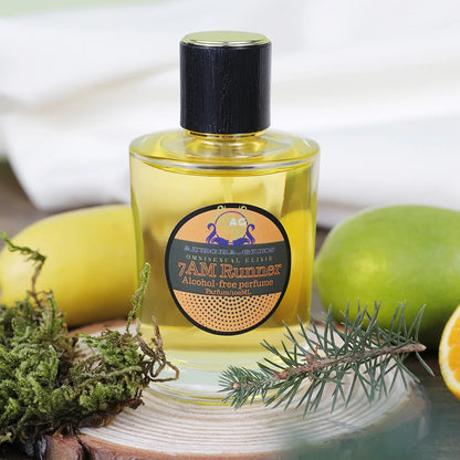 Men's Original Alcohol-Free Perfume Long Lasting Woody Notes Cedar Musk Amber Intense EDP Summer Deodorant Clothes Fragrance