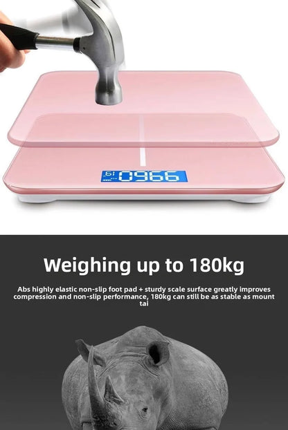 Weight Loss Weighing Device LED Display Smart Body Weight Scale USB Charging Precision Electronic Scale for Home Office Adult