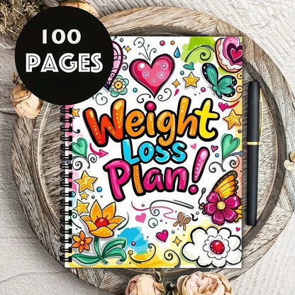 Weight Loss Plan Book My Weight Loss Diary 12 Weeks Fitness Journal Progressive Goal Setting Monthly Planner Health