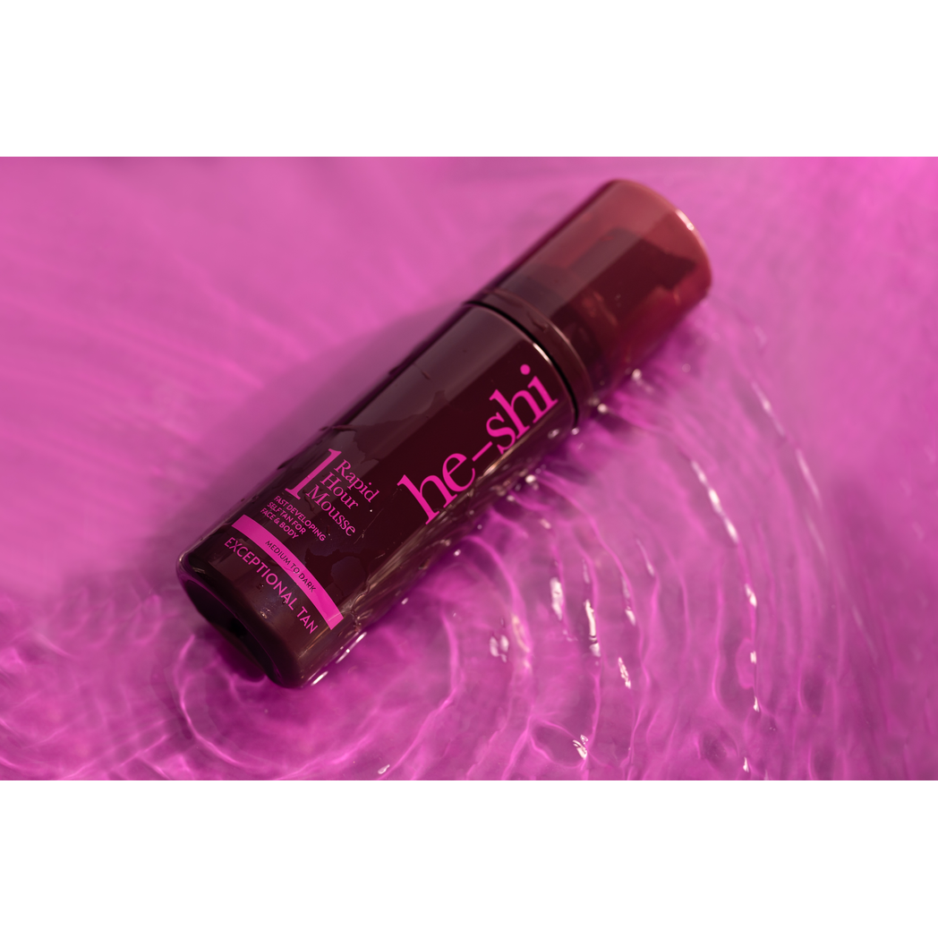 He-Shi Rapid 1 Hour Mousse  - Medium to Dark Self Tan - Quick Dry