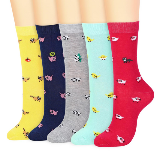 VINSANI ANIMAL SOCKS 5pk 1010419